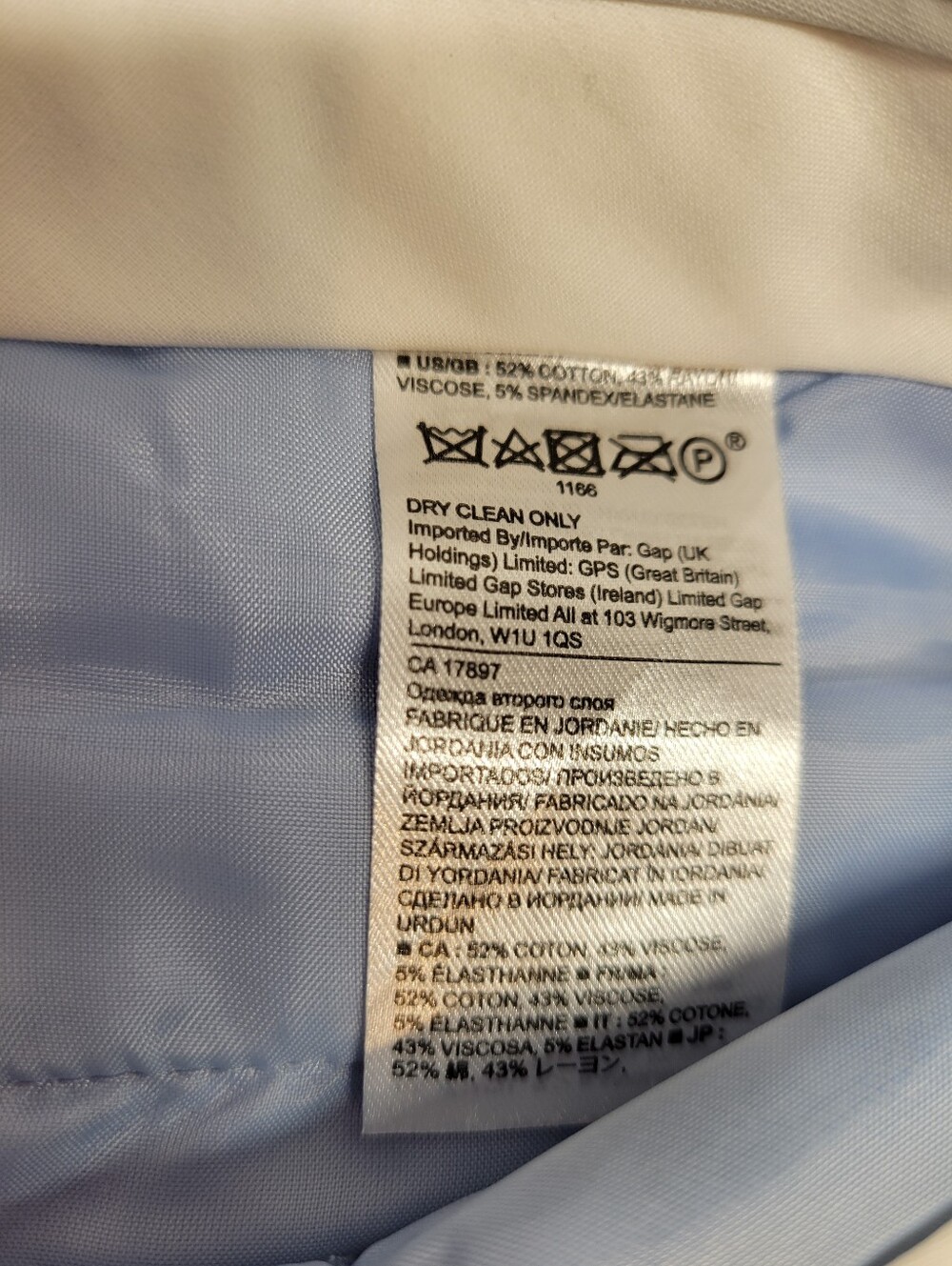 Banana Republic Light Blue Cropped Pants - Picture 5 of 12